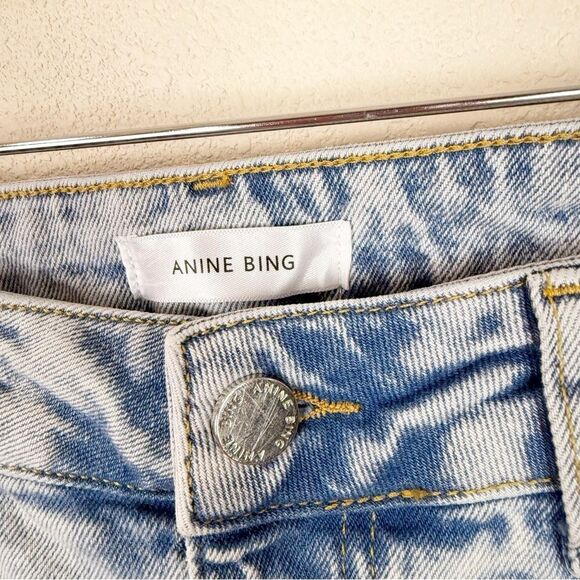 Annie Bing Skinny Jean Denim Button Fly Jeans Size 28 - Picture 4 of 7